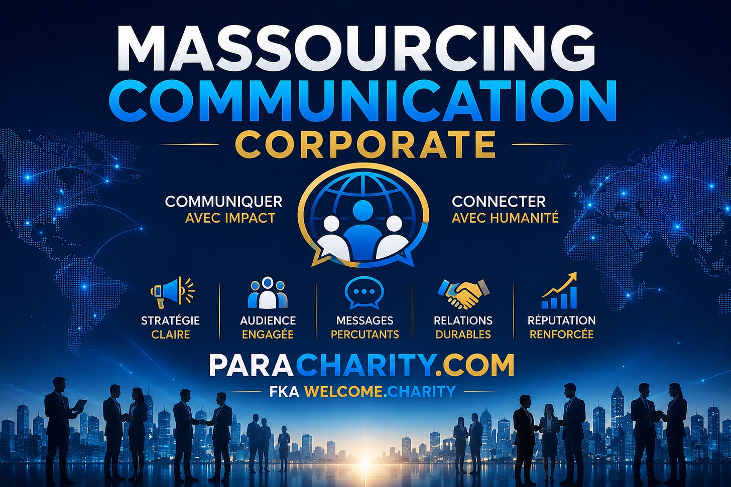 MASSOURCING COMMUNICATION CORPORATE  PARACHARITY.COM FKA WELCOME.CHARITY