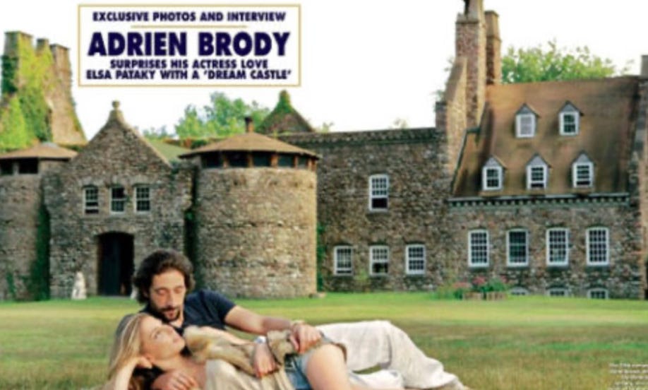 My Roman Empire: That Time Adrien Brody Bought His Fiancée A Castle