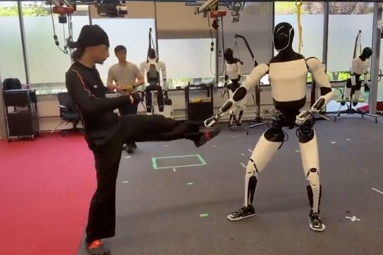 Tesla’s Optimus V3 Humanoid Robot Learns Some AI-Enhanced Kung Fu Moves