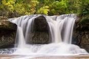 water rushing over a cataract
