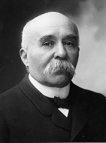 Georges Clemenceau, the former French prime minister and Monet's close friend Georges Clemenceau, the former French prime minister and Monet's close friend