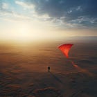 Sometimes I am a kite, sometimes I am a wheelbarrow. 