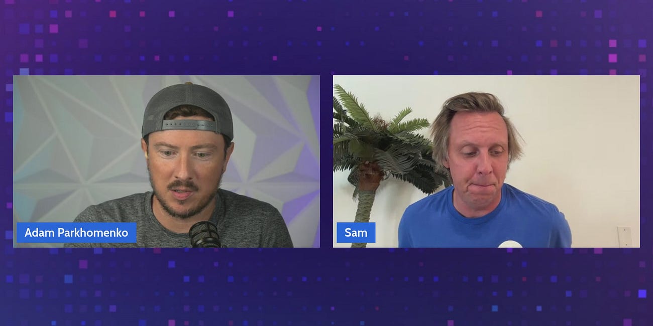 Thursday's Therapy Session with Adam and Sam: You think he walks funny, you should see the couch
