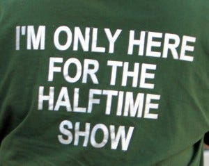 OnlyHereForTheHalftimeShow