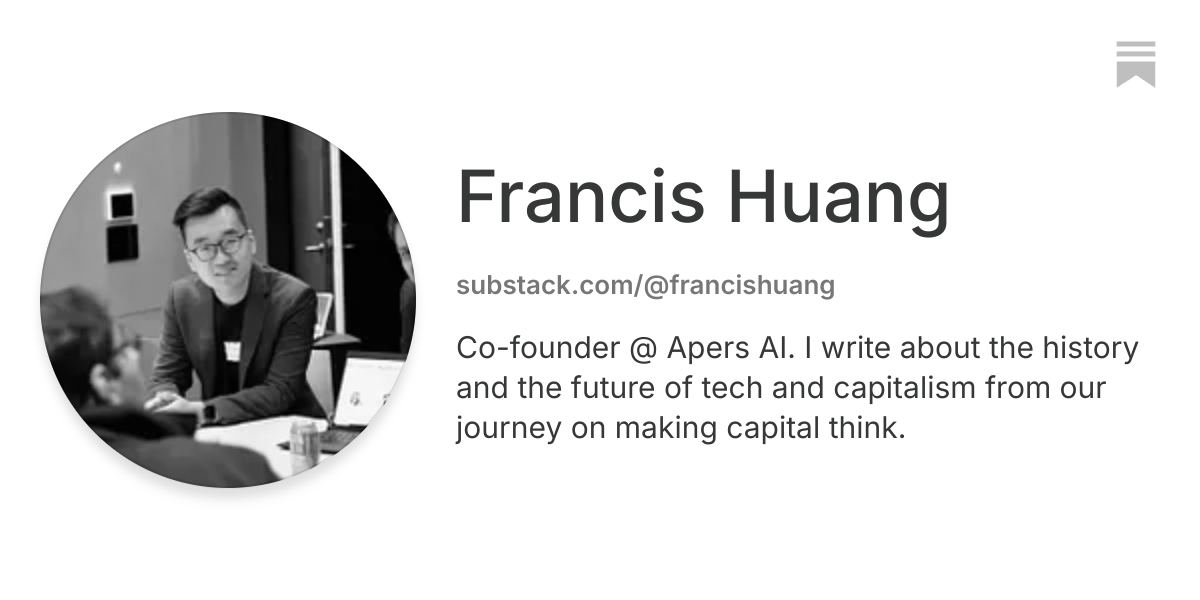 Francis Huang | Substack