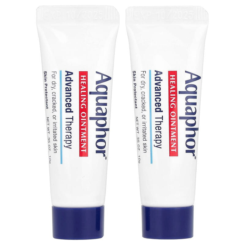 Advanced Therapy, Healing Ointment, Fragrance Free , 2 Tubes, 0.35 oz (10  g) Each
