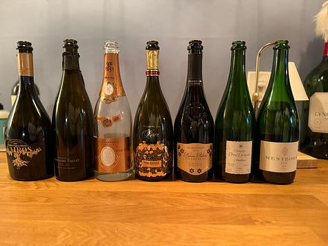 Champagne tasting
