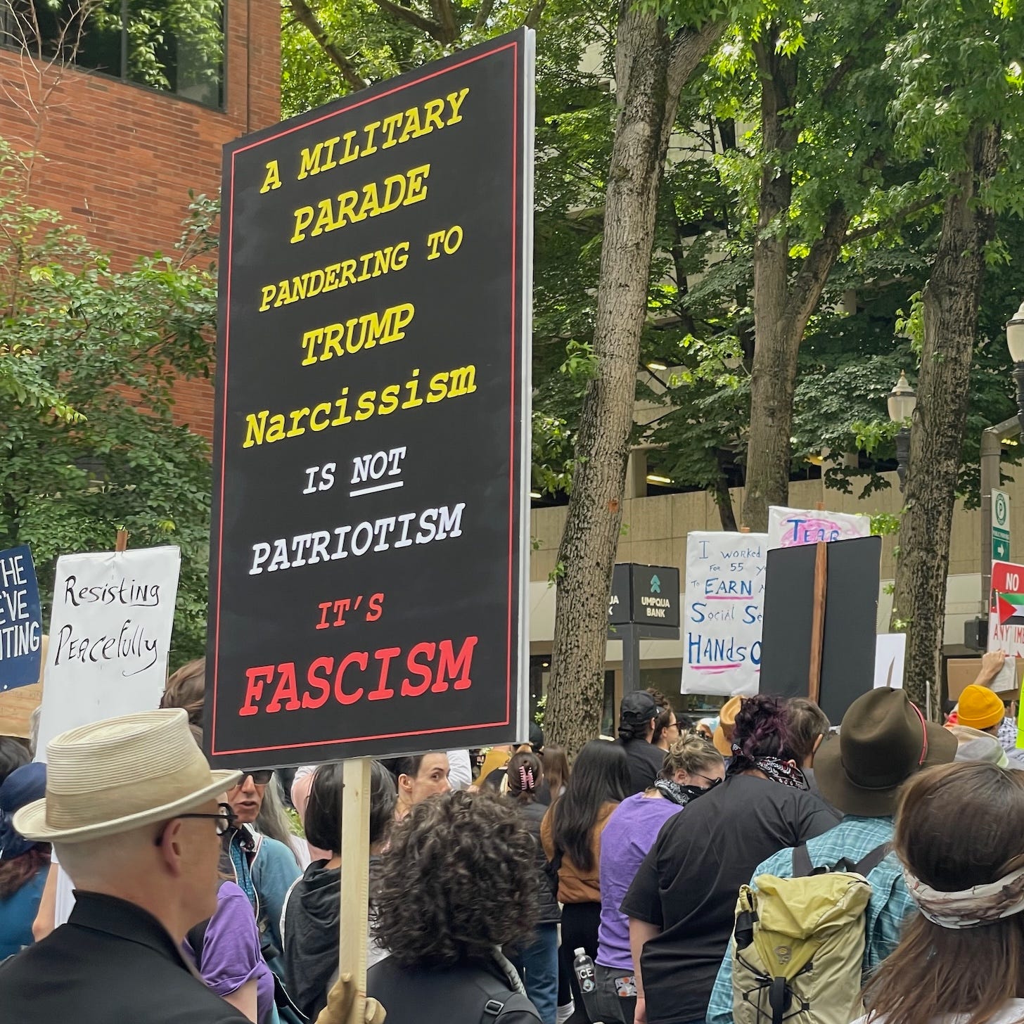 A Military Parade Pandering to Trump Narcissism is NOT Patriotism. It's Fascism.