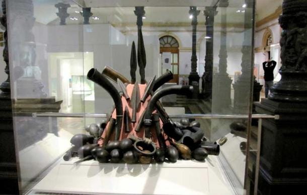 A collection of items from the Dowris Hoard in the National Museum of Ireland. A collection of items from the Dowris Hoard in the National Museum of Ireland.