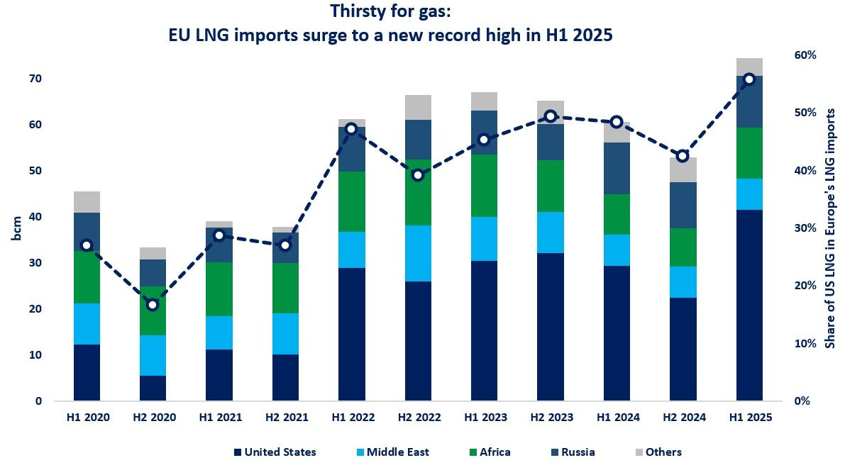 European LNG imports surge by a staggering 40% | European Gas Hub