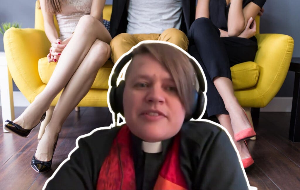 Woke Pastrix Praises Her Polyamorous Congregants, Polyamorous Lutheran Preacher