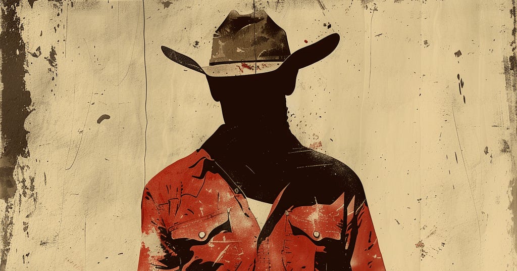 Vintage Cowboy Art Print - Mowbi Wholesale