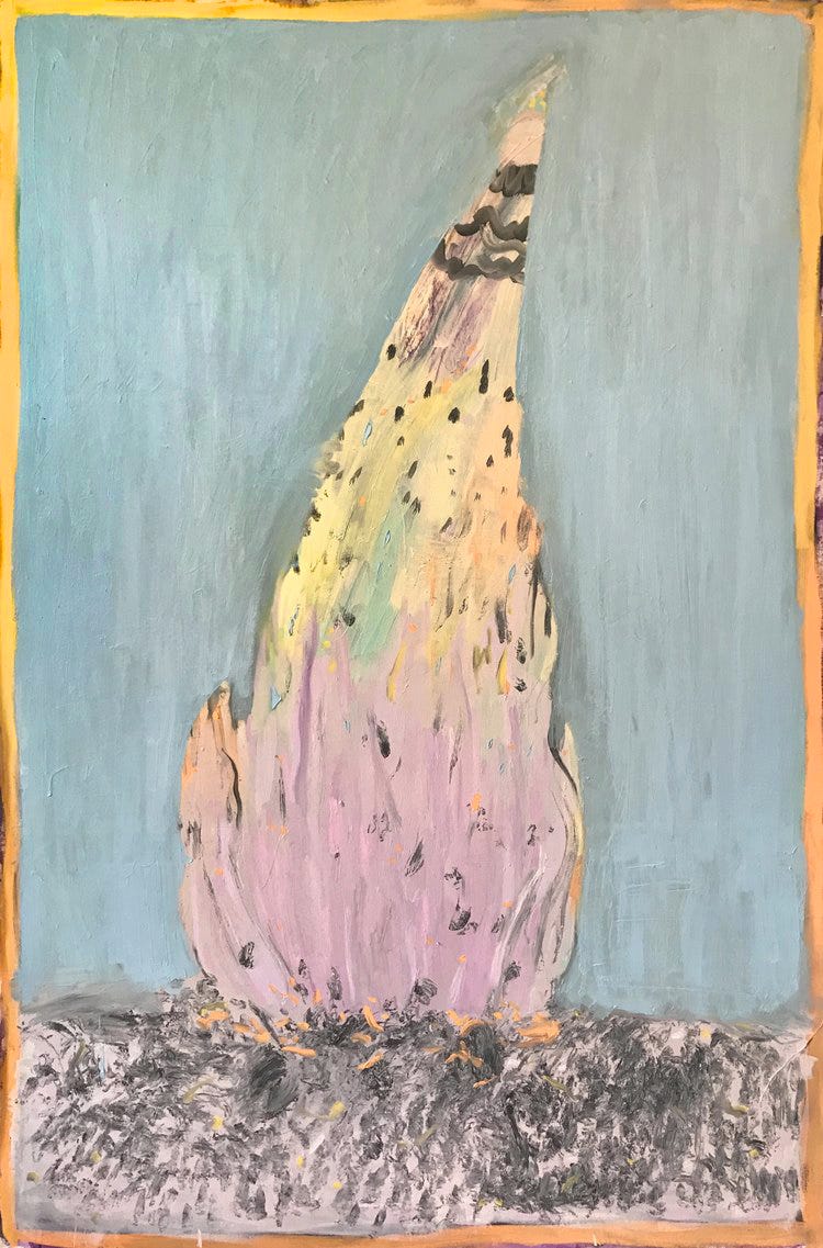 Breath and Flame, oil on canvas, 60”x40”