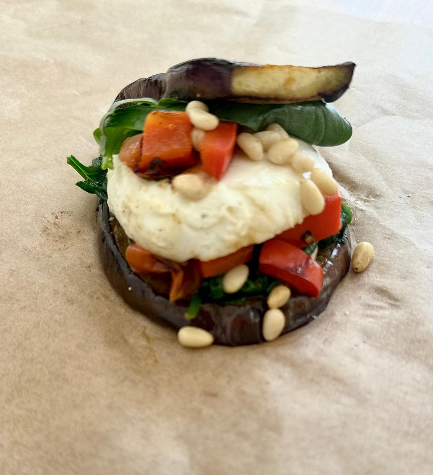 Wannabe Caprese Sandwich