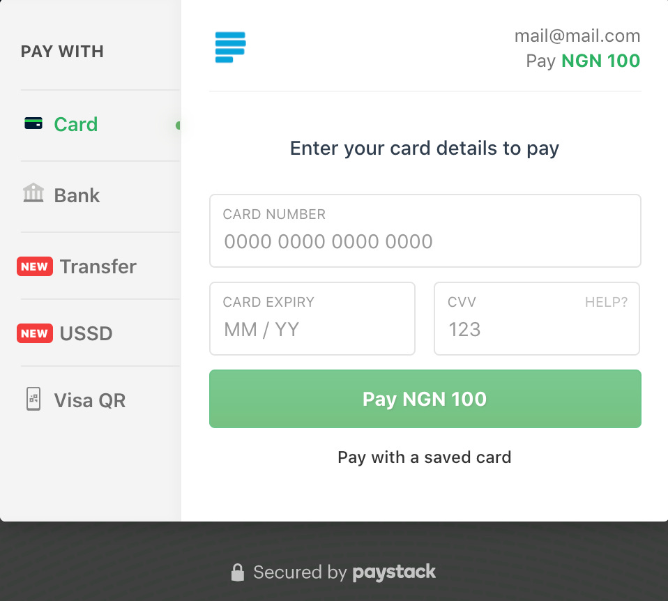 Online payment options available to Nigerian customers