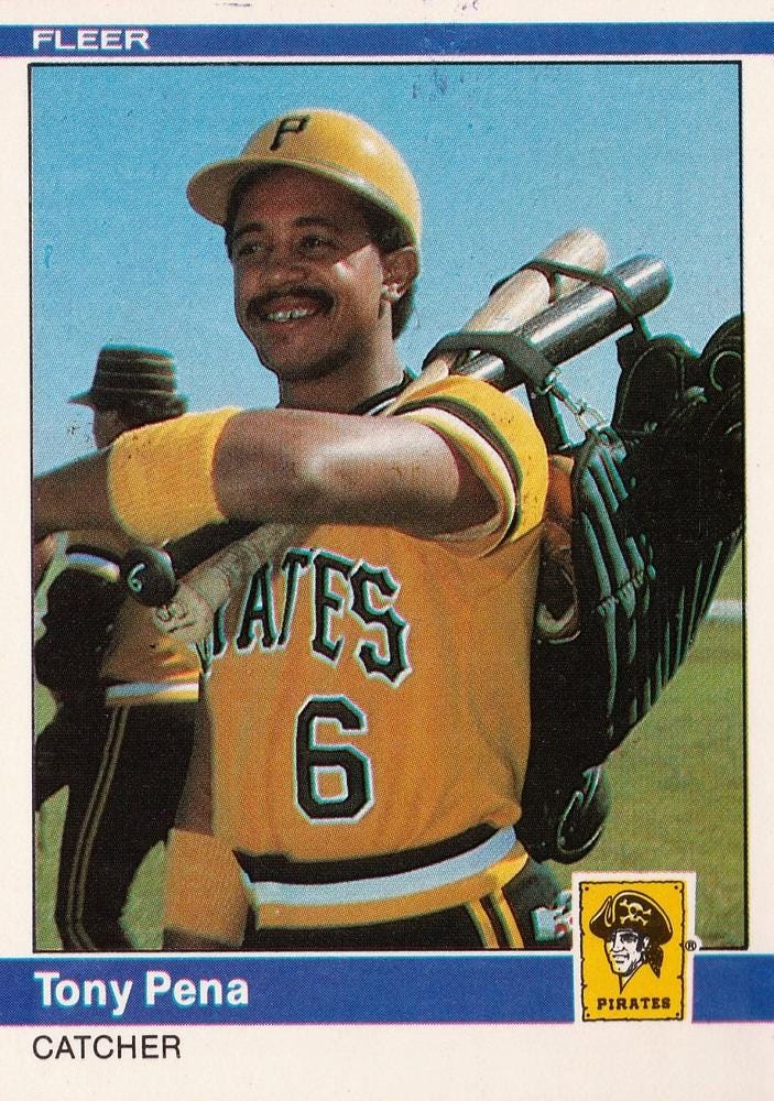 1984 Fleer Tony Pena