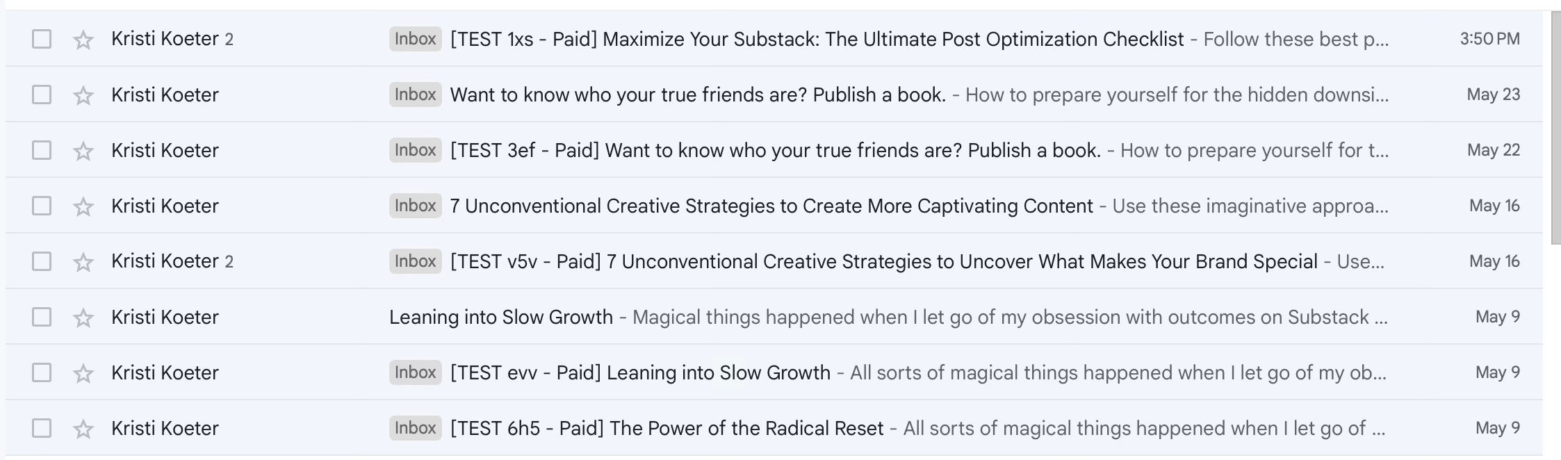 Preview your Substack in your email