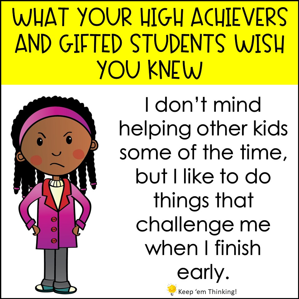 8 Surprising Things Gifted Students Wish You Knew- Part 1 - Keep 'em Thinking 8 Surprising Things Gifted Students Wish You Knew- Part 1 - Keep 'em Thinking