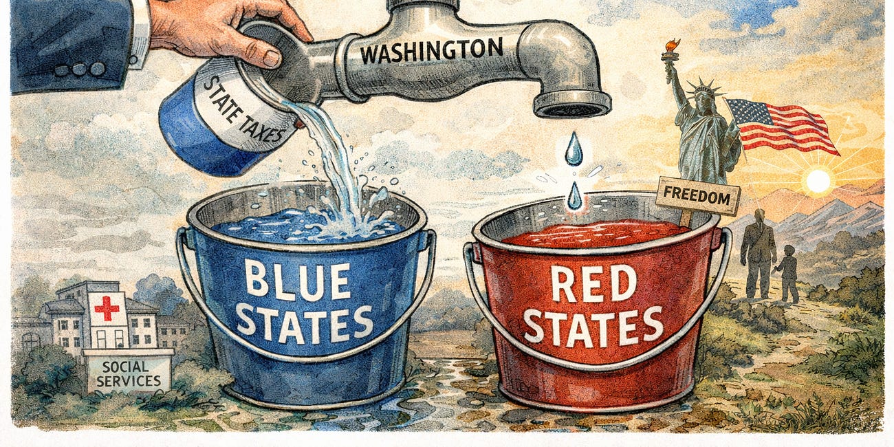 Blue States Like California Are Raising Taxes To Replace Federal Cuts While Red States Cut Services