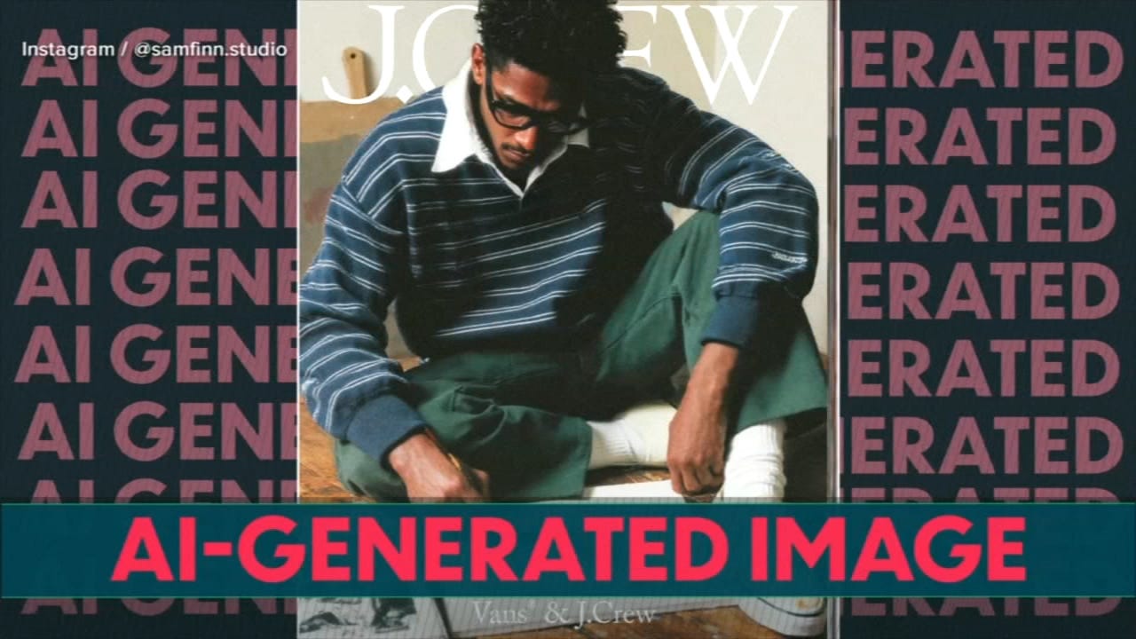 The popular clothing store is facing criticism for what some are speculating are A.I.-generated images to promote the brand.