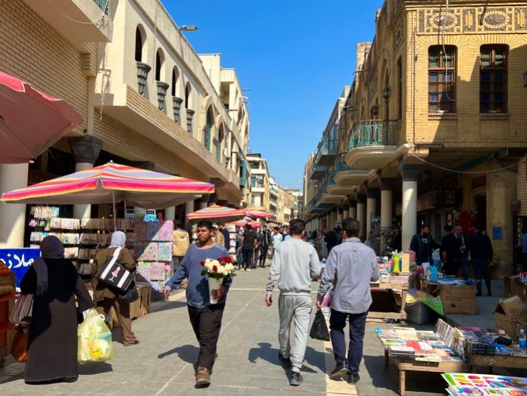 Mutanabbi Street slowly re-emerges, 20 years on from Iraq war | The Iraq War: 20 years on | Al Jazeera Mutanabbi Street slowly re-emerges, 20 years on from Iraq war | The Iraq War: 20 years on | Al Jazeera