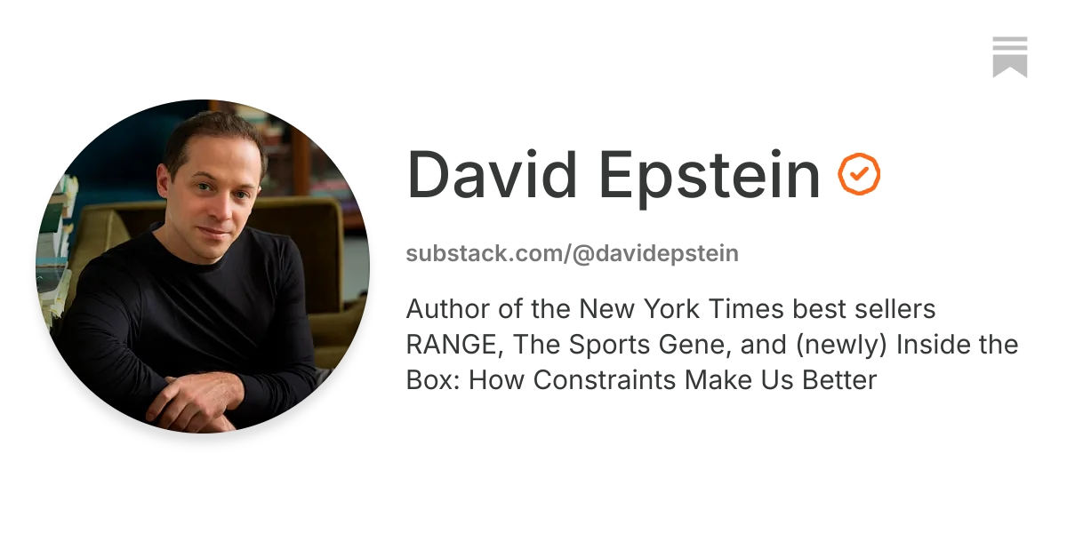 David Epstein | Substack