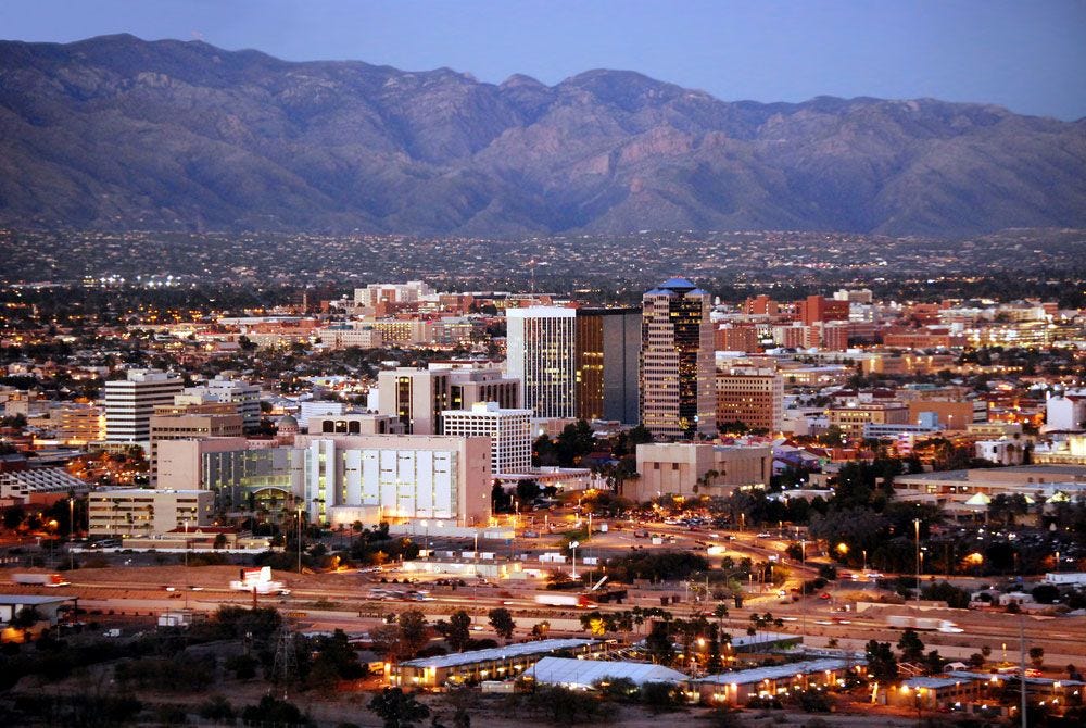 Tucson: Top 5 Cities for Auto Transport to or from AZ