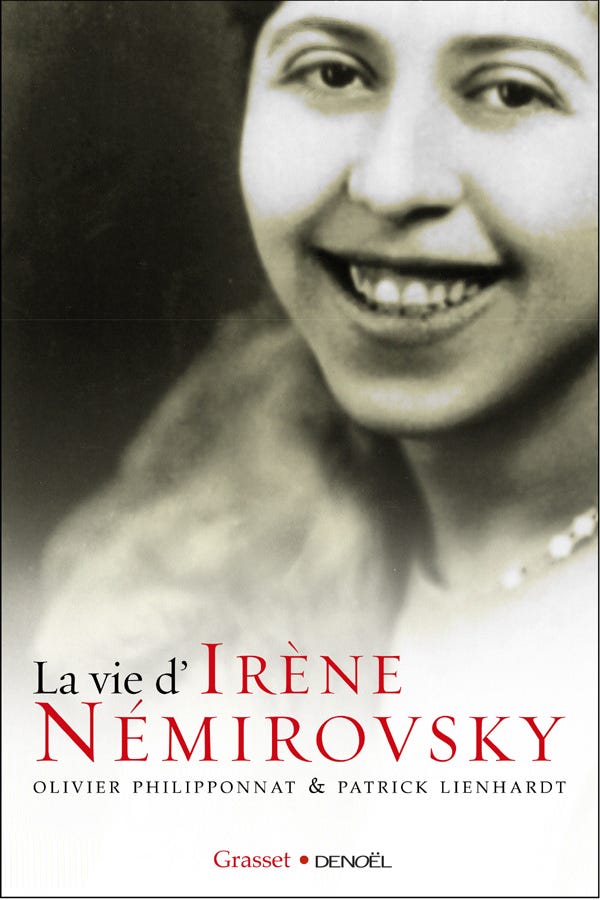 Couverture de l'ouvrage biographique La vie d'Irène Némirovsky