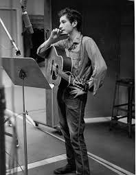 Dylan in a recording studio in 1964