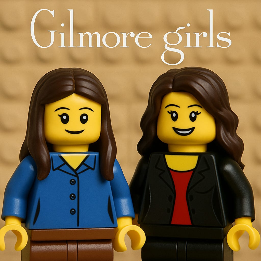AI-Generated Fan Art Mashup of Lorelai Gilmore and Rory Gilmore as Lego figurines | rmrk*st | Remarkist Magazine