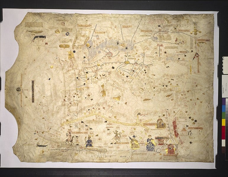 File:Mecia de Viladestes. Carte marine de l'océan Atlantique Nord-Est, de la mer Méditerranée, de la mer Noire, de la mer Rouge. 1413.jpg File:Mecia de Viladestes. Carte marine de l'océan Atlantique Nord-Est, de la mer Méditerranée, de la mer Noire, de la mer Rouge. 1413.jpg
