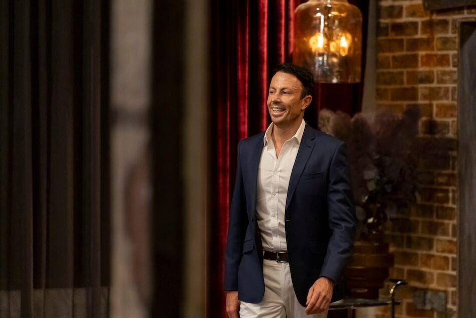 Clint Rice walks into the MAFS 2025 Reunion. 