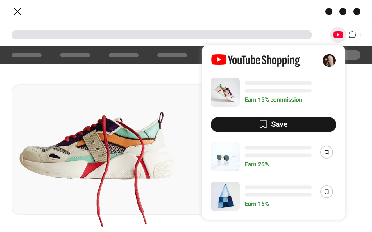 YouTube Shopping