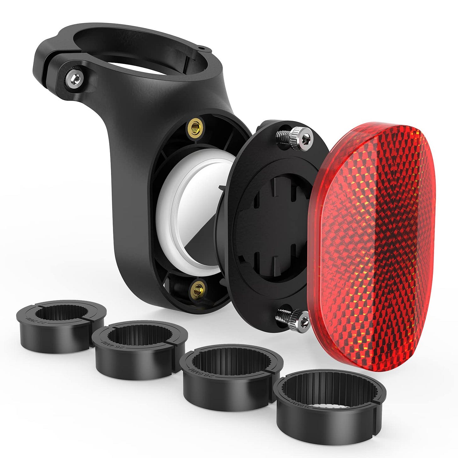 Amazon.com: Airtag Bike Mount, Hidden Bicycle Seatpost Mount Compatible  with Apple Airtags & Garmin Varia, Anti-Theft Air tag GPS Tracker Bike ...