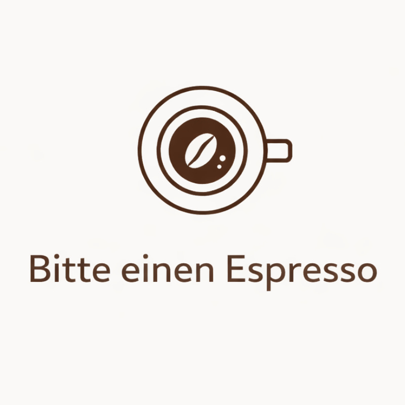 Bitte einen Espresso