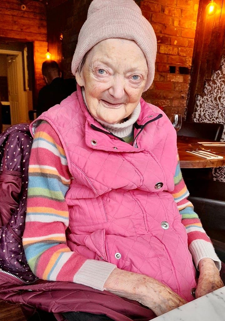 Pictures of Doreen Mathews from 1946 to present