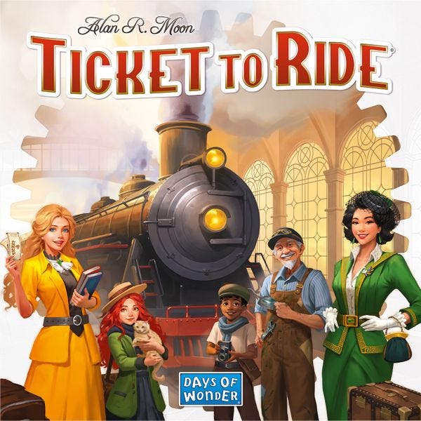 Ticket to Ride (2025 Refresh), box front