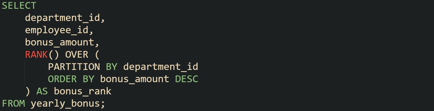 SQL Methods to Rank Rows Without Sorting Everything