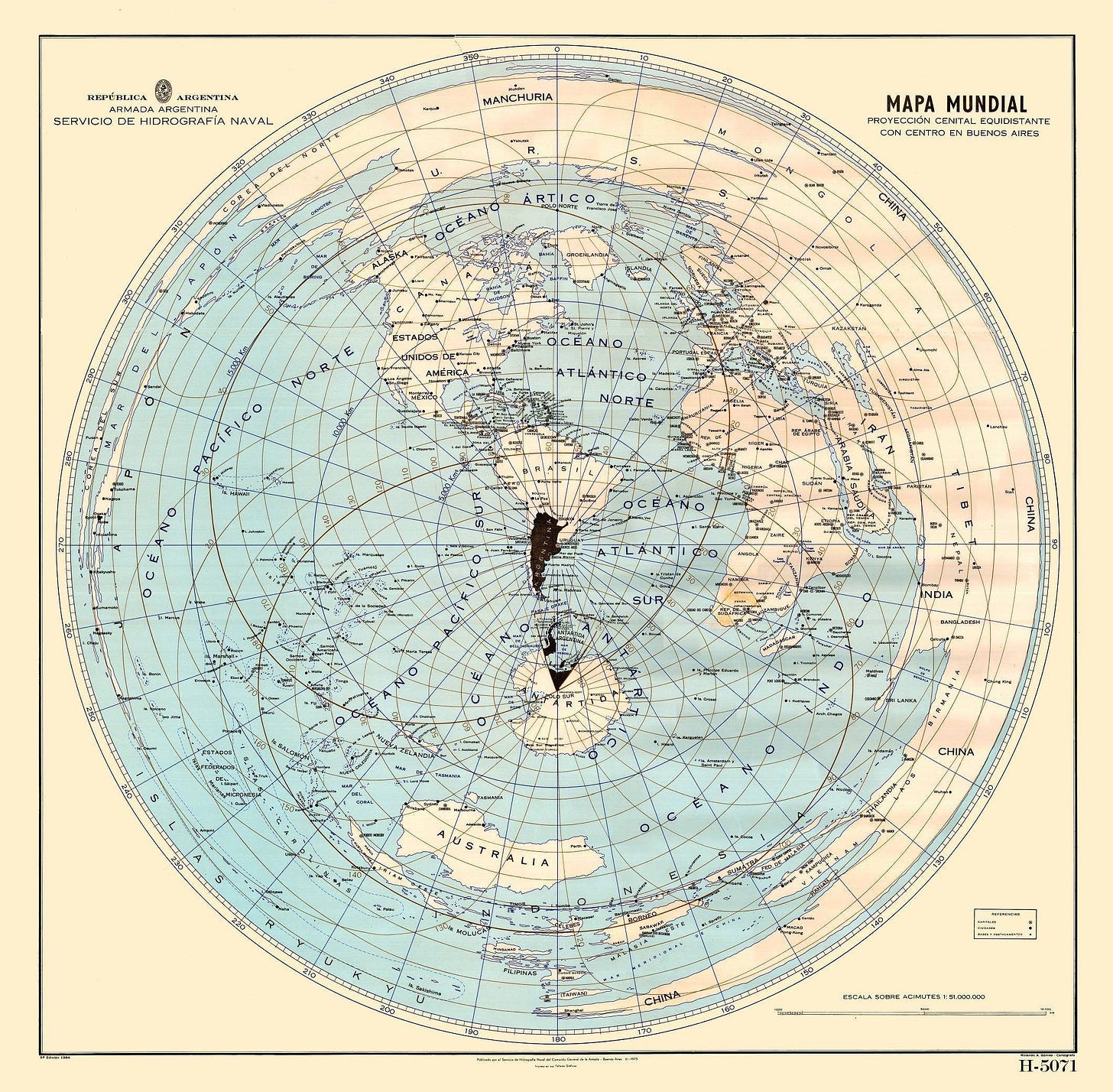 r/MapPorn - A world map but Argentina is the center (Centered on Buenos Aires) (1975) r/MapPorn - A world map but Argentina is the center (Centered on Buenos Aires) (1975)