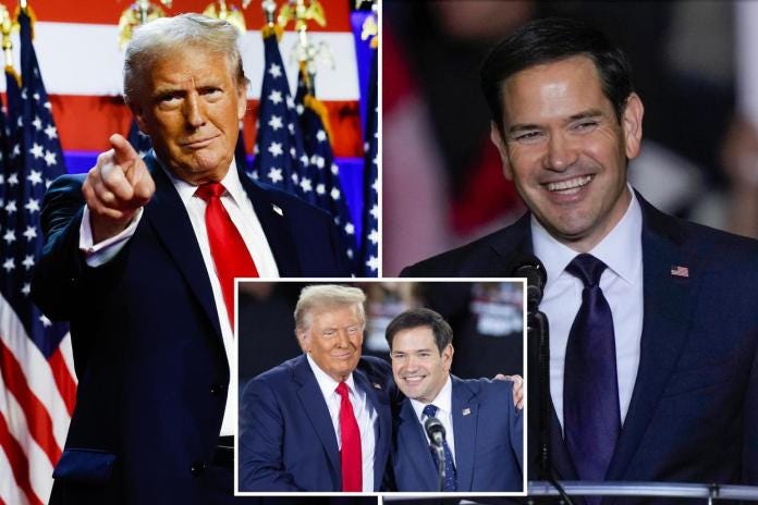 Donald Trump and Marco Rubio