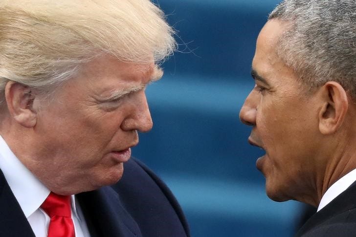 Trump Hints At Prosecuting Obama For Leaking Classified Information Trump Hints At Prosecuting Obama For Leaking Classified Information