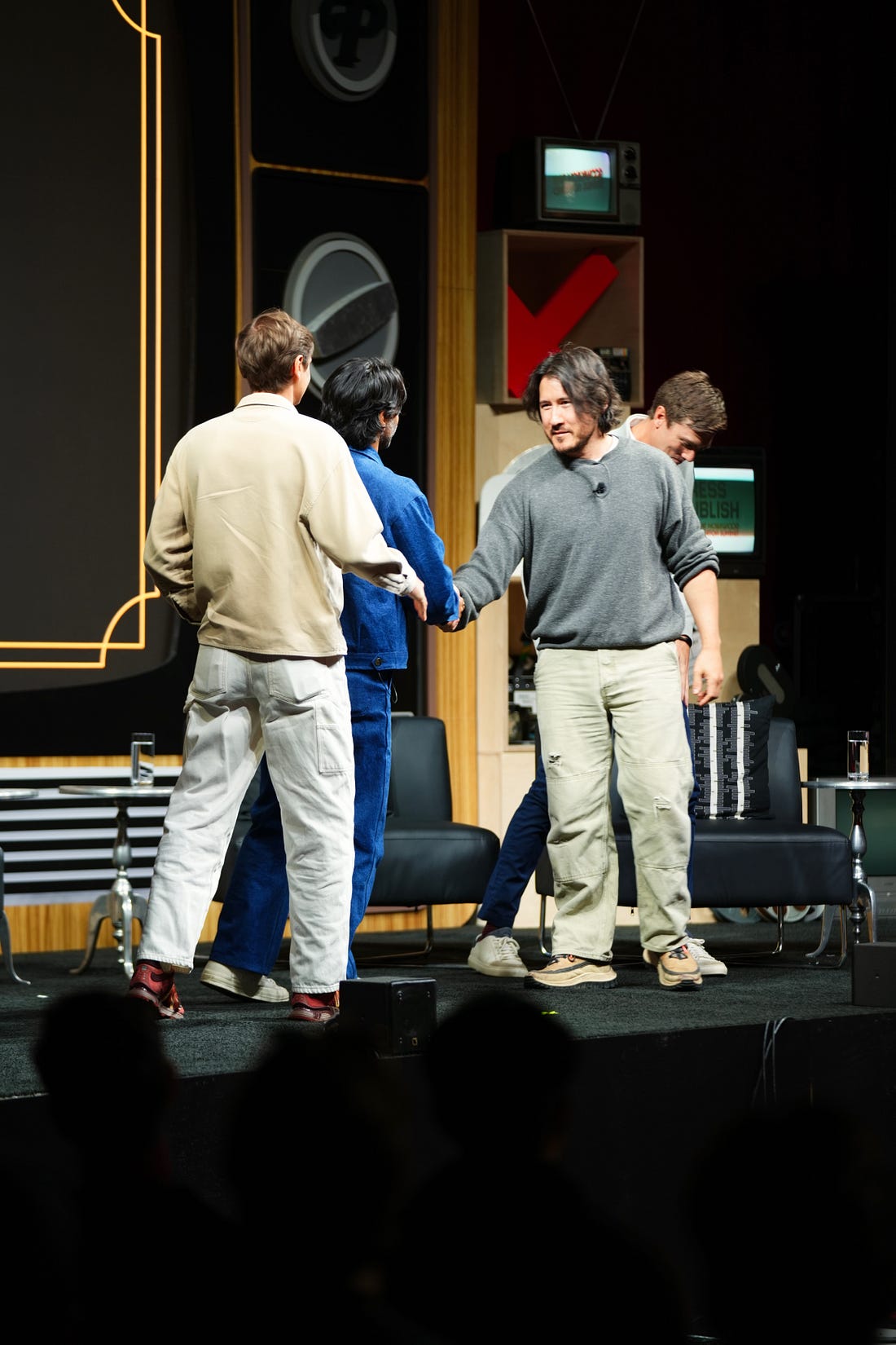 Colin and Samir greet creator Markiplier