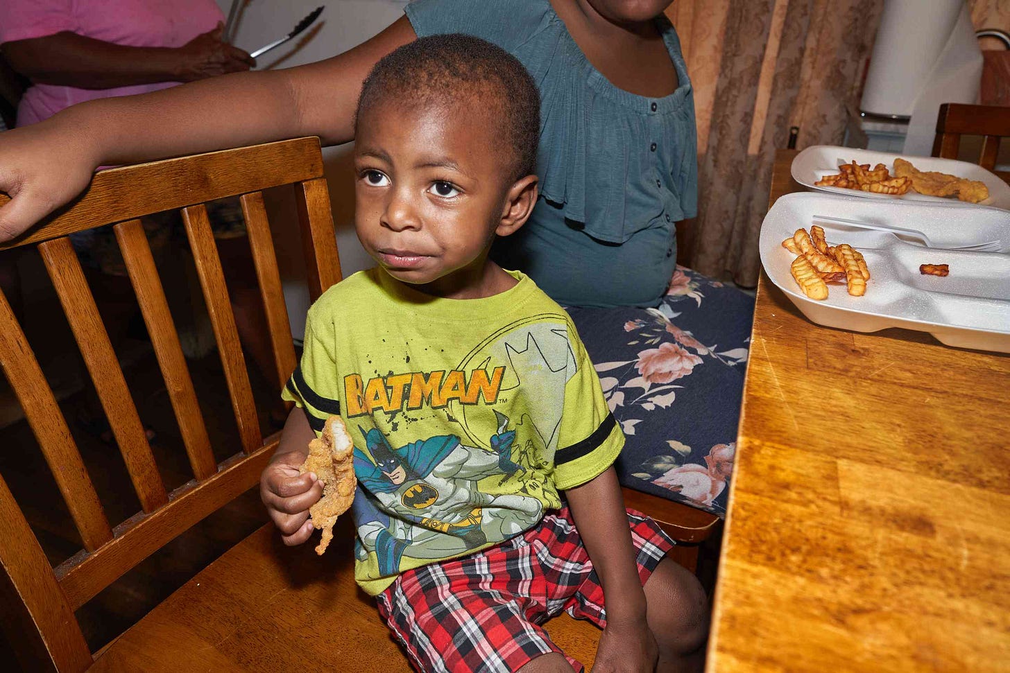 Aydin Sulton, 2, one of the many relatives Sulton helps support with her Social Security income and food stamps. Aydin Sulton, 2, one of the many relatives Sulton helps support with her Social Security income and food stamps.