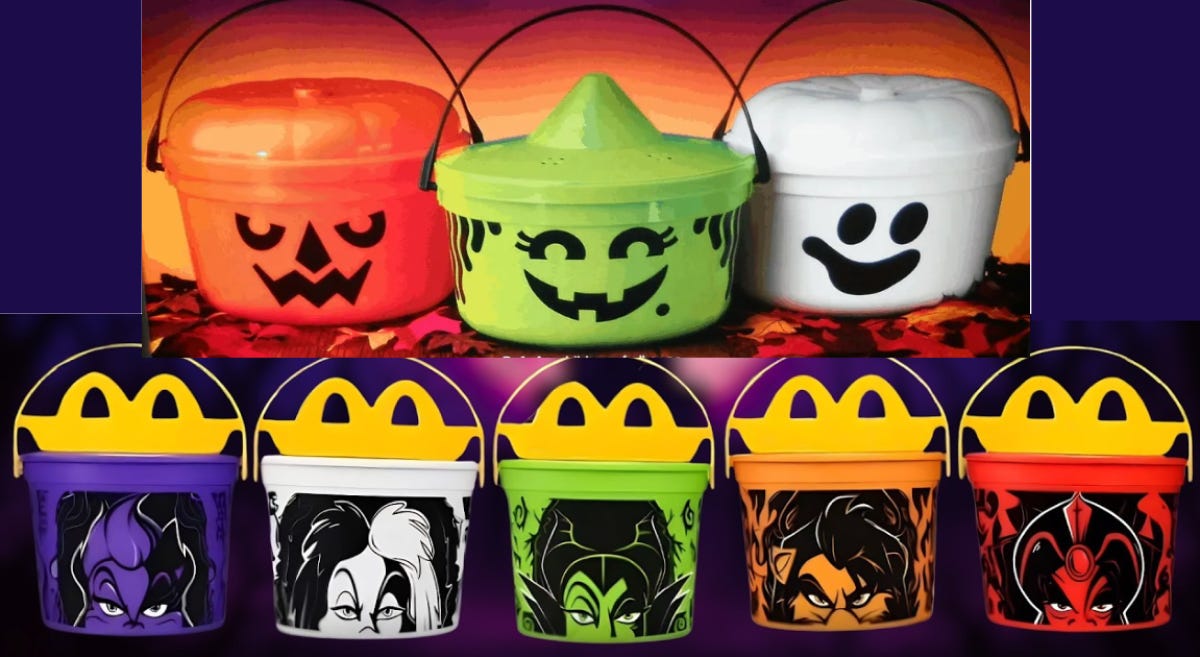 Test Time Boo McDonald’s Disney Villains Boo Buckets are a disappointment for the ...