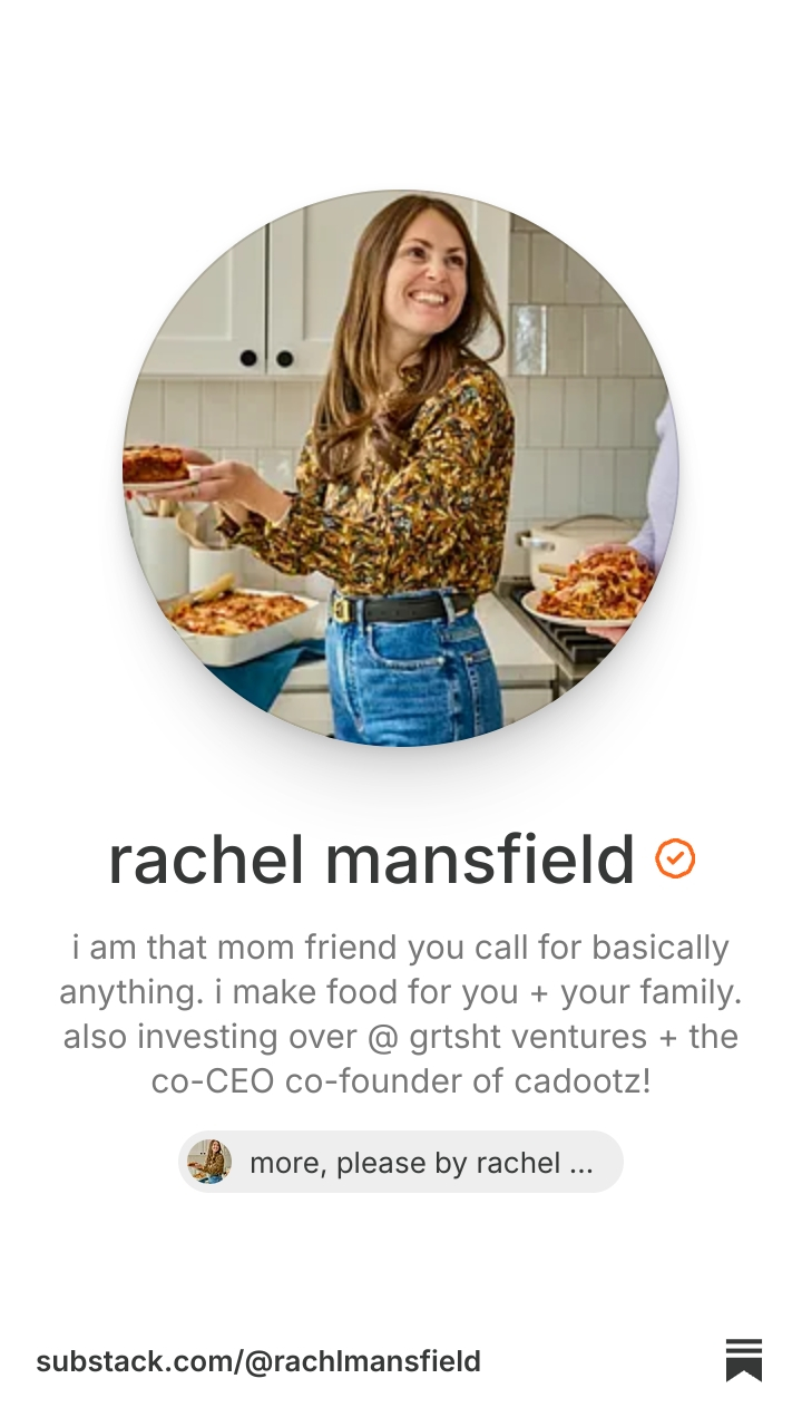 rachel mansfield | Substack