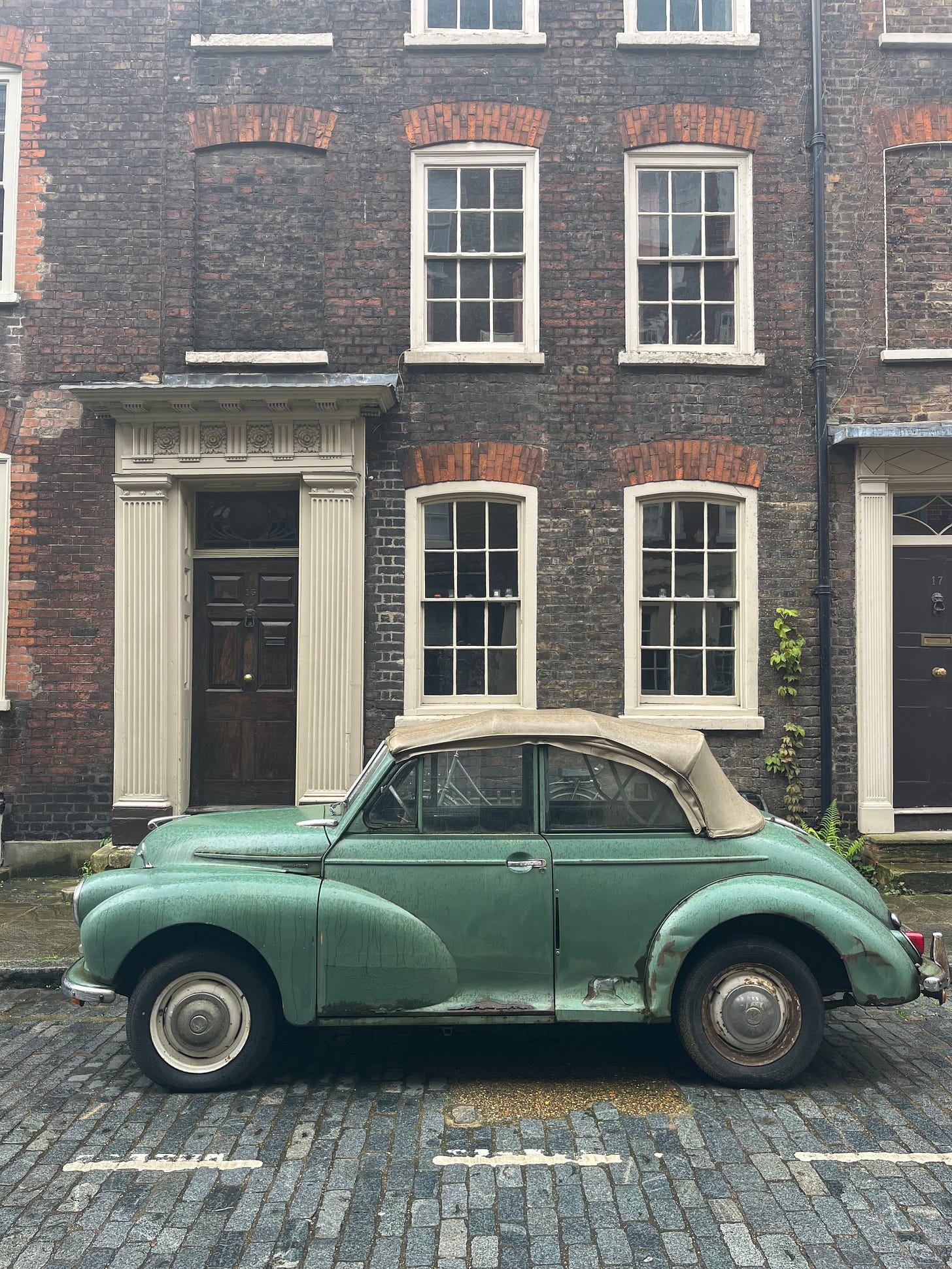 green car