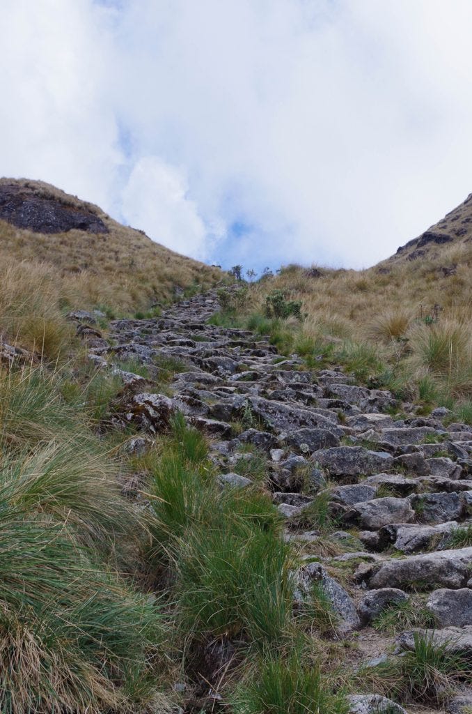 We Can See Dead Woman's Pass