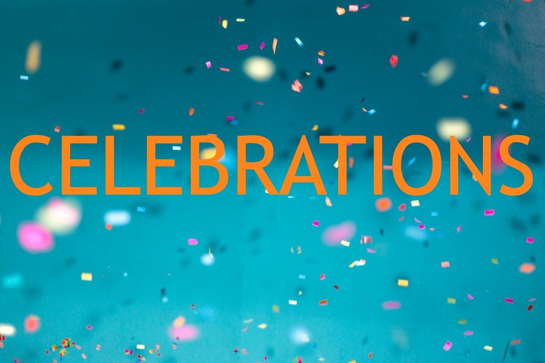 "Celebrations" Image Link: selective focus photography of multicolored confetti lot