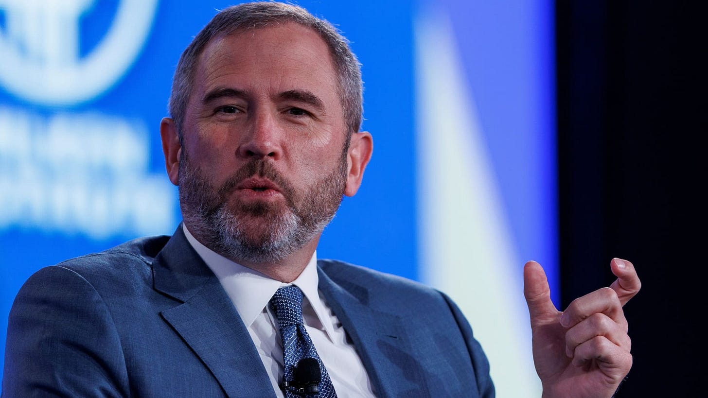Brad Garlinghouse, CEO of Ripple, speaks at the 2022 Milken Institute Global Conference in Beverly Hills, California, U.S., May 4, 2022.  REUTERS/Mike Blake