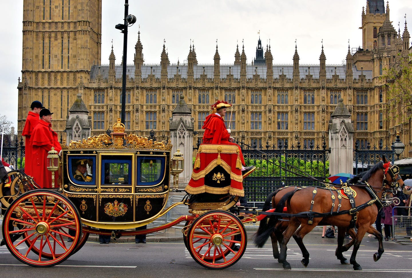 Prince Charles in Opening of Parliament Procession in London, England ...